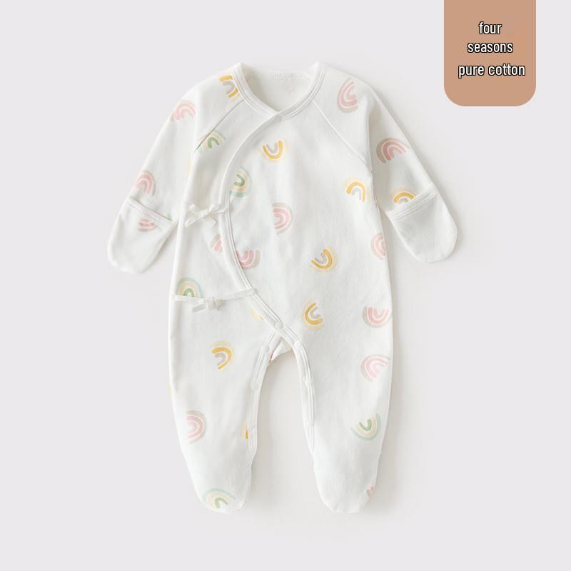 Butterfly Style Newborn Full Body Suit for Hands and Feet, Pure Cotton, Class A