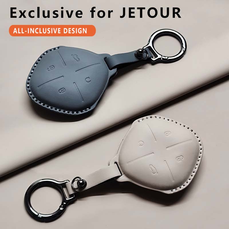 Car Remote Key Case Cover for Jetour DASHING X-1 Plus DTC I-DM IDM Leather Keychain Shell Protector Durable Luxury Accessories