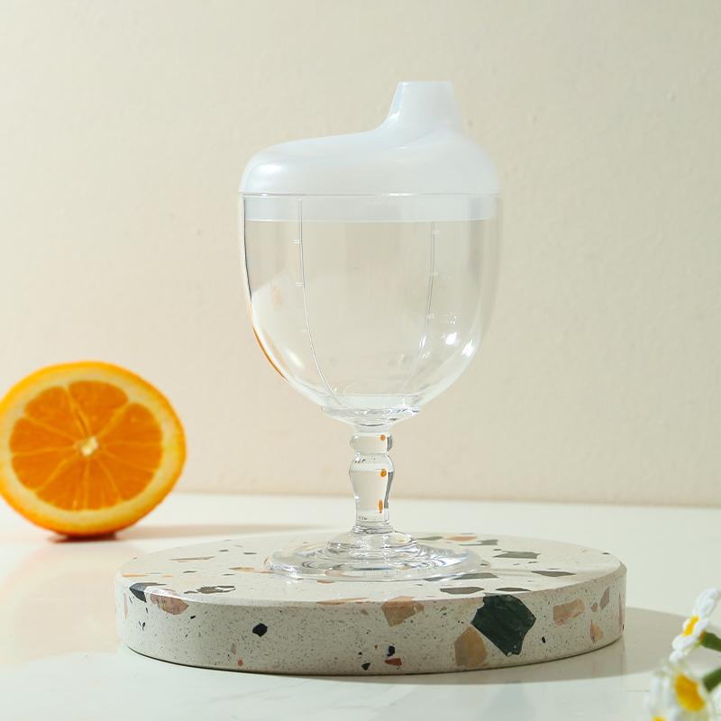 

Детский пластиковый кубок, обучающий стакан для питья молока, сока, материал, защищающий от падения, анти-удушение, дизайн Mom & Pea YQ0101