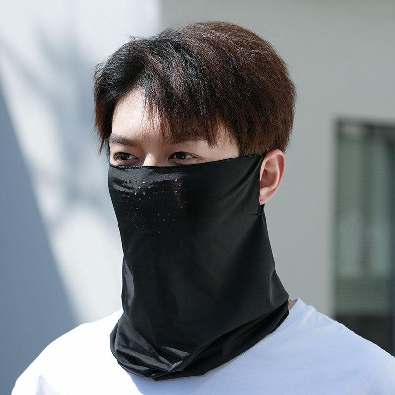 UV-Schutz Outdoor-Halswickelabdeckung Sport-Halswickelabdeckung Sonnenschutz-Gesichtsschal Gesichtsabdeckung Eisseidenmaske Sonnenschutzmaske