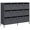 VidaXL Buffet Anthracite 135x39x103,5 Cm Cold-rolled Steel, Storage Furniture, Kitchen Storage Furniture, Furniture 3307175