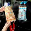 Cute Design Hanging Tissue Storage Bag With Handle Multifunctional Tissue Pouch  Car Mounted