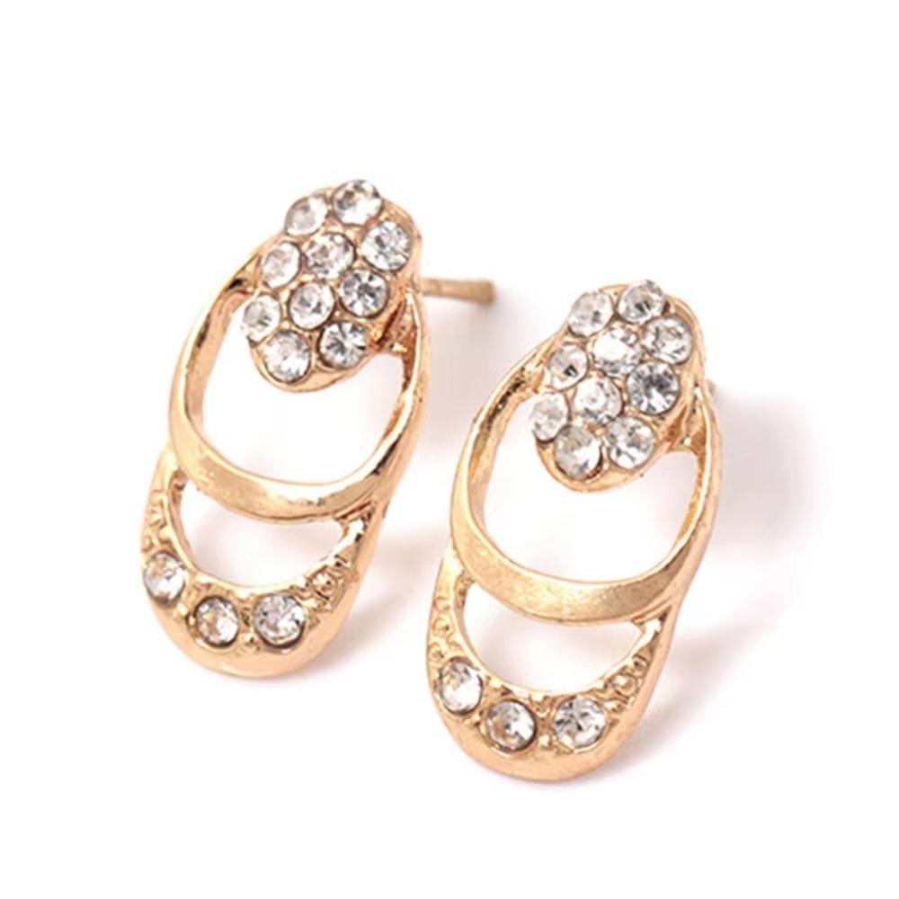 Luxury Suit Jewelry Necklace Exaggerated Bracelet Chain Ring Bracelet Jewelry Set For Women