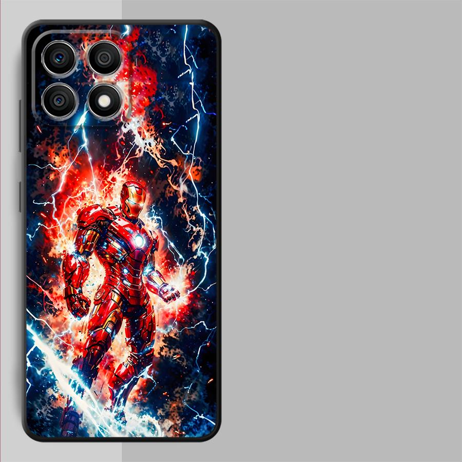 Marvel Lightning Iron Man Case for Honor 8X X7 90 X5b 70 Magic5Lite X6 200 400 Lite X8 X9a Funda Phone Cover