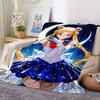 1Pc Moonlit Sailor Magic Blanket For Couch Bed Plush Cozy Fuzzy Blanket Super Soft Warm Blankets For Fall And Winter 0918241