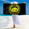 Malaysia Football Print Beach Towel, Large Soft Quick Dry Towel for Beach Camping Swimming