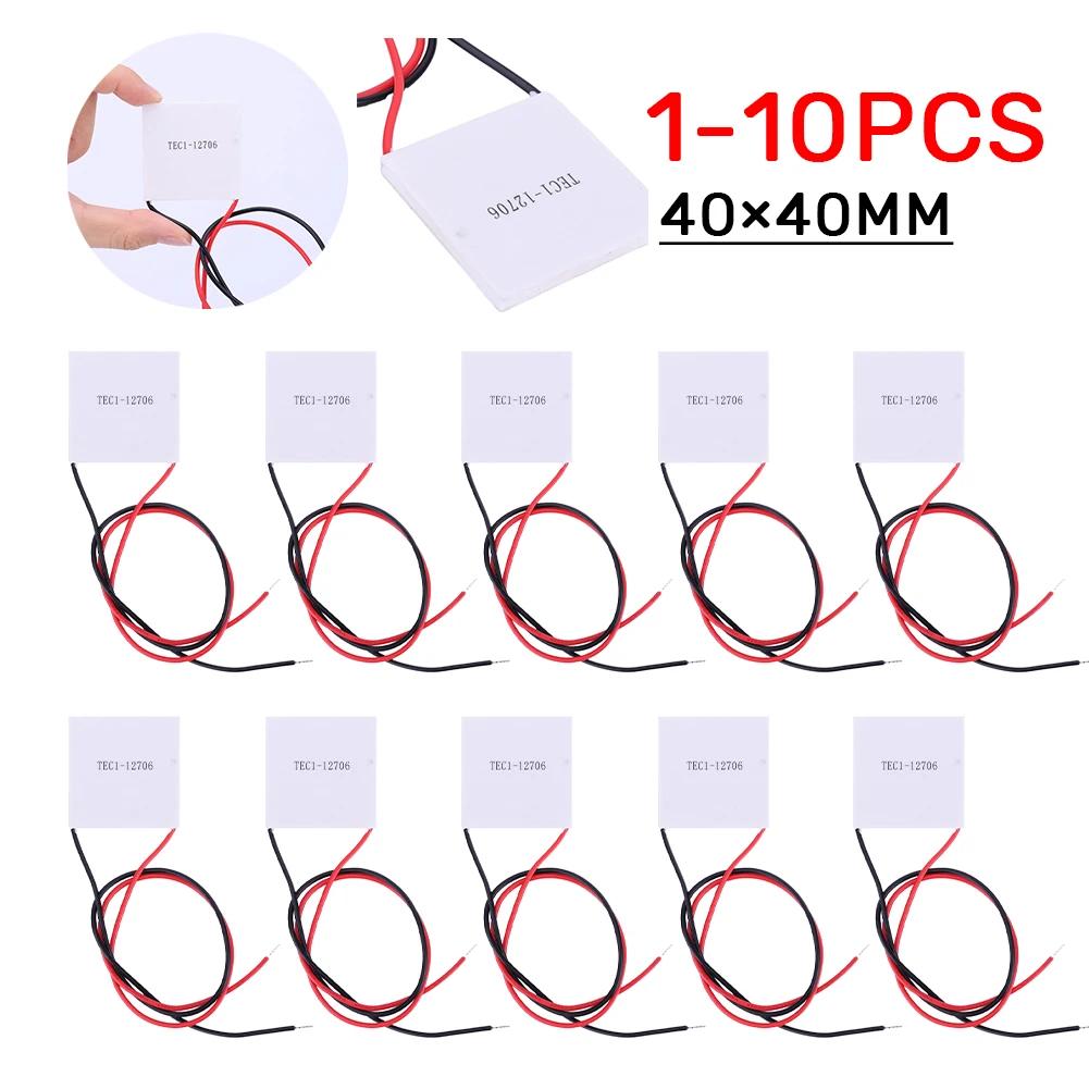 TEC1-12706 Semiconductor Refrigeration Tablets 65W 12V 5.8A Thermoelectric Cooler Peltier 40x40MM for Power Generation