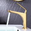 Modern Design Bathroom Faucet Brass Single Hole Single Handle Hot and Cold Water Mixer Bathroom Basin Faucet