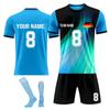 Personalised Shirts Kit Mens Girls With Name Number Custom Football Jerseys For Boys Training Suit