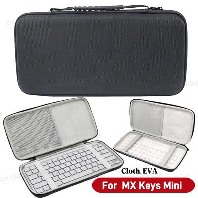 Pevné EVA pouzdro pro MX Keys Mini Osvětlená klávesnice Úložné pouzdro Přenosné pouzdro Bezdrátová klávesnice Ochranný cestovní přenosný vak