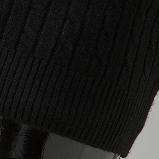 Men Knitwear Simple Solid Color Comfy Sweater Pullover Turtleneck Twist Men Sweater Pullover Sweater Pullover for Daily Life