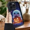 Phone case: 2D flat, suitable for iPhone 18 17 16 15 14 13 Pro protective case, glow-in-the-dark little ghost, perfect Christmas and Halloween holiday