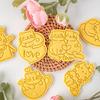Cookie Molds Cat Shaped Valentine's Day Cookie Cutters Easy to Use Baking Gadget