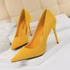 TWBEB Shoes 2026 New Women Pumps Suede High Heels Shoe Fashion Office Shoes Stiletto Party Shoes Female Comfort Women Heels