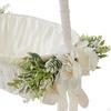 Hochzeitskorb Hand Blumenmädchen Handwerk Handgehalten Elegant Gewebter Behälter Dekoration für