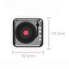 1 Set 100HZ-20KHZ Black Built-in Battery Speakers Vinyl Record Speaker Player
