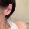 Women's High-End Plain Hoop Earrings: Light Luxury Ear Drops & Studs, Niche Design for Autumn/Winter.