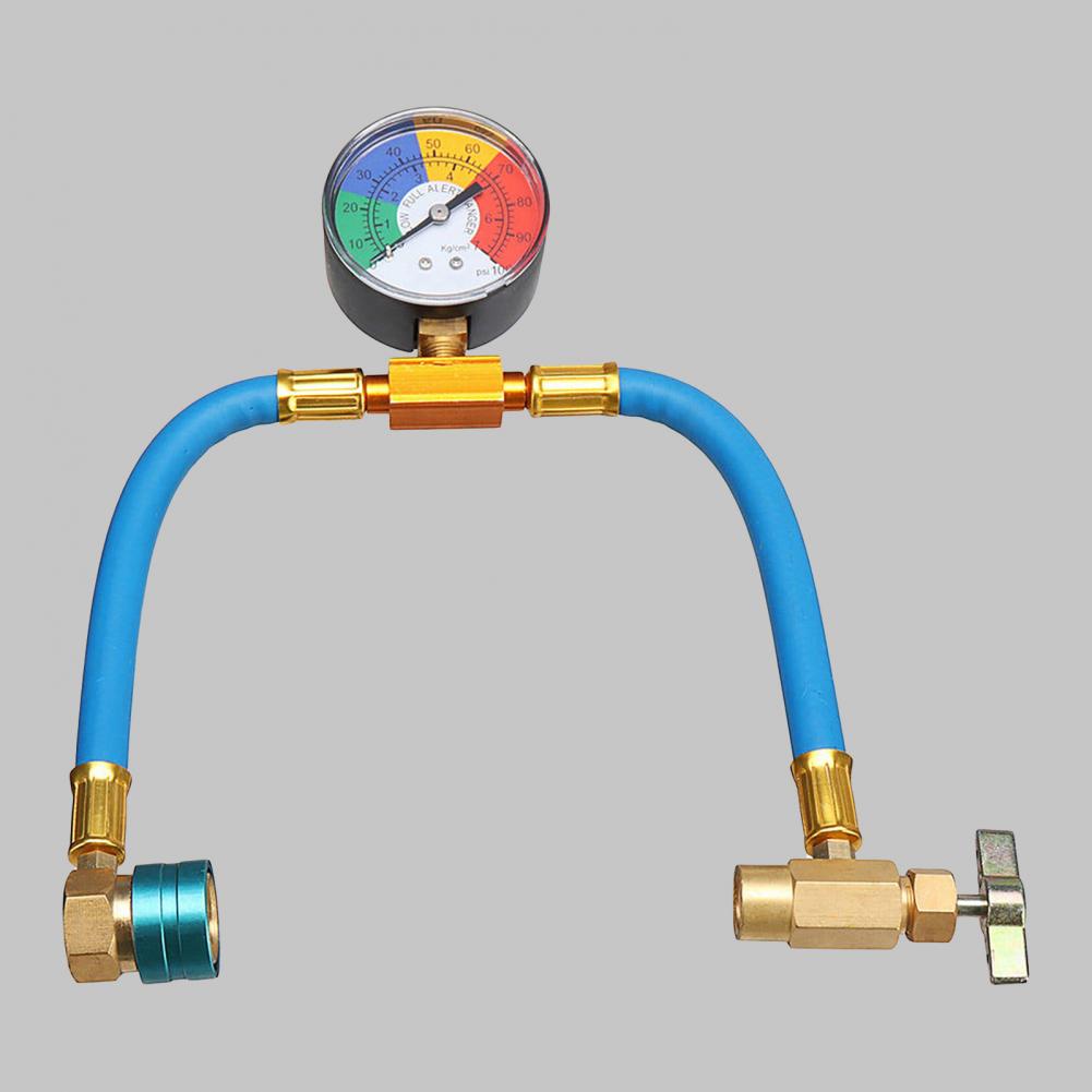 Dobíjecí hadice Odolná vysoká tlaková odolnost s měřidlem R1234YF Auto Klimatizace Nabíjecí hadice pro auto