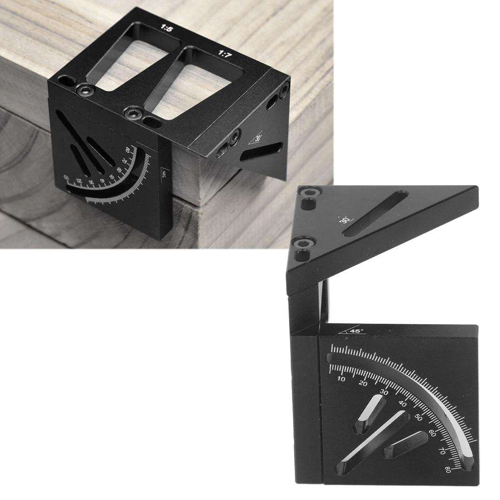 Multi Angle 3D Protractor 45 Degree  Ing Rul  Essential Woodworking Line      Tool for   Centreline