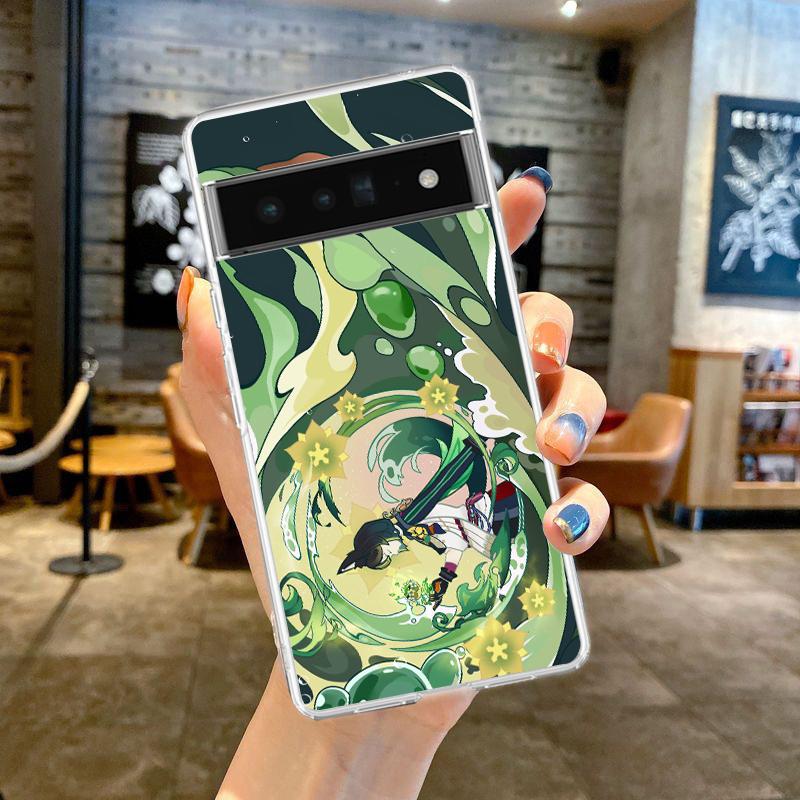 

Game Genshin Impact Tighnari For Google Pixel 9 8 7 6 Pro Phone Case Soft For Pixel 6A 5 4 5A 4A 3A XL 5G Silicone Clear Cover Pixel 8