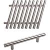 Lot of 10 Furniture Handles 128 Mm Door Knob Stainless Steel Drawer Cabinet Cupboard for Kitchen Bathroom