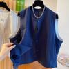 Vesta pro ženy Univerzální Bez rukávů Podšitá Vesta Ležérní Retro Volná Bez rukávů Blazer Vesta Top
