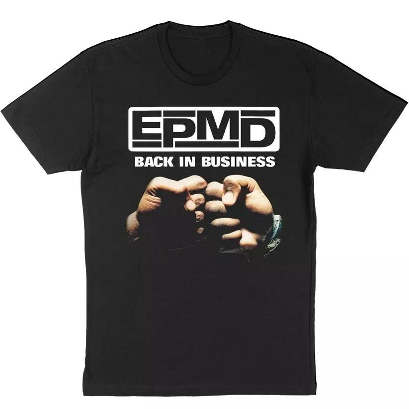 Vtg EPMD Back in Business Cotton Black T Shirt For Men All Size BL1579 Unisex T-Shirt XXXL