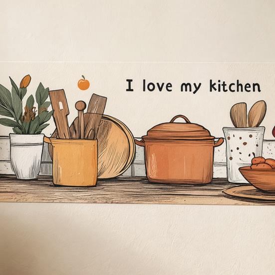 Kitchen Oil Resistant Sticker, Waterproof Wallpaper for Stove And Range Hood, Easy Peel And Stick Self Adhesive PVC Film