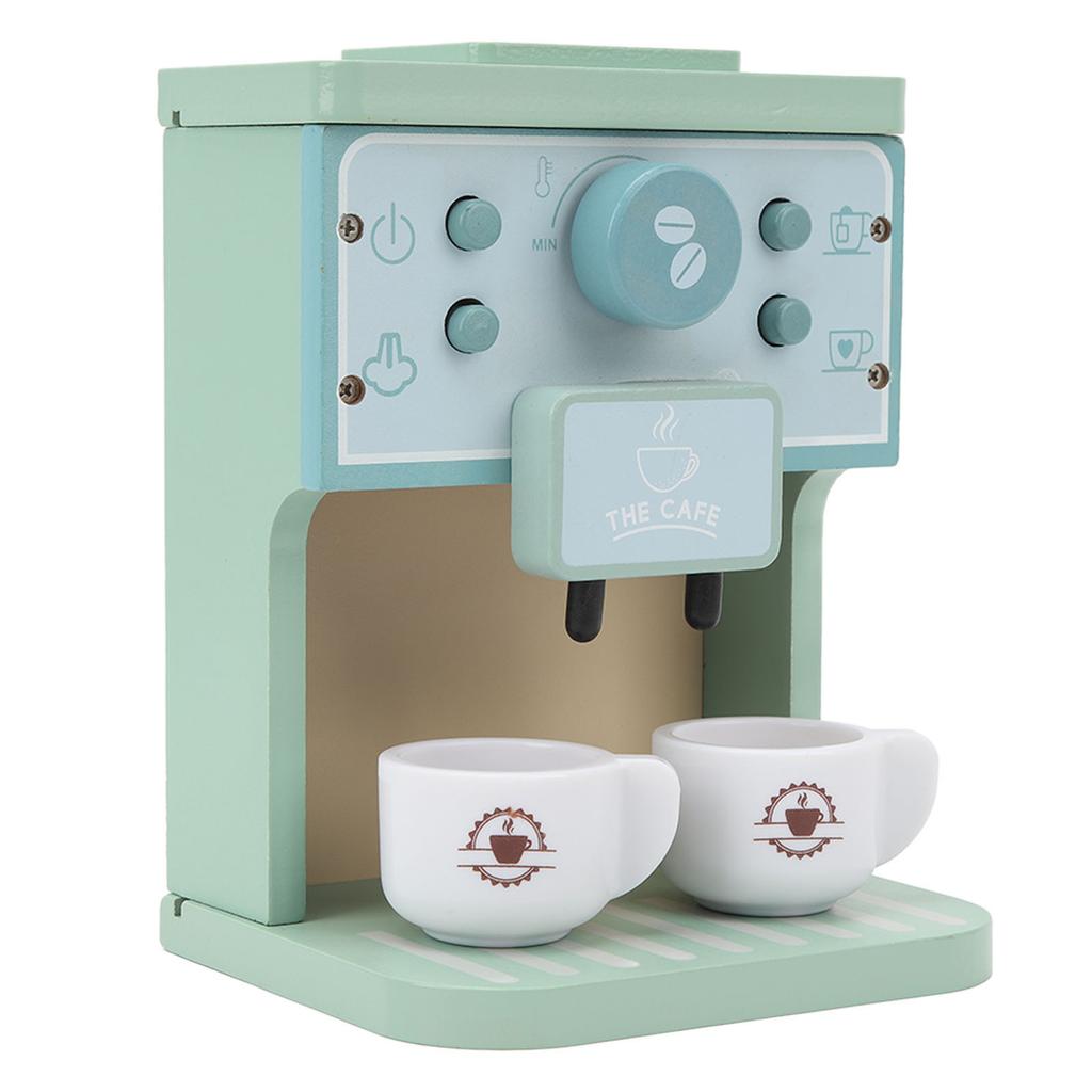 Coffee Maker Toy Fun Early Education Simulation Milk Cups Round Sheets Coffee Machine Toys for Boys