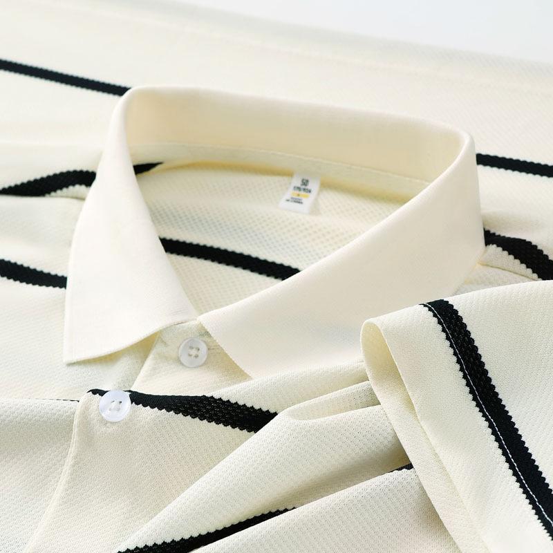 Dmo Short-sleeved POLO shirt, men's pure cotton breathable T-shirt, business casual lapel top