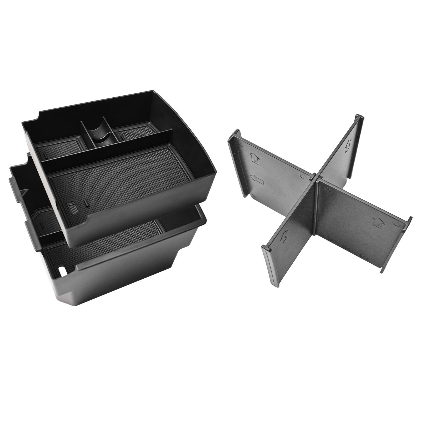 

2 шт. для Hyundai Tucson 2025(Ограниченное)/2025 Tucson Гибрид(Синий/SEL Удобство/N Line/Limited) Органайзер-разделитель для центральной консоли чёрный