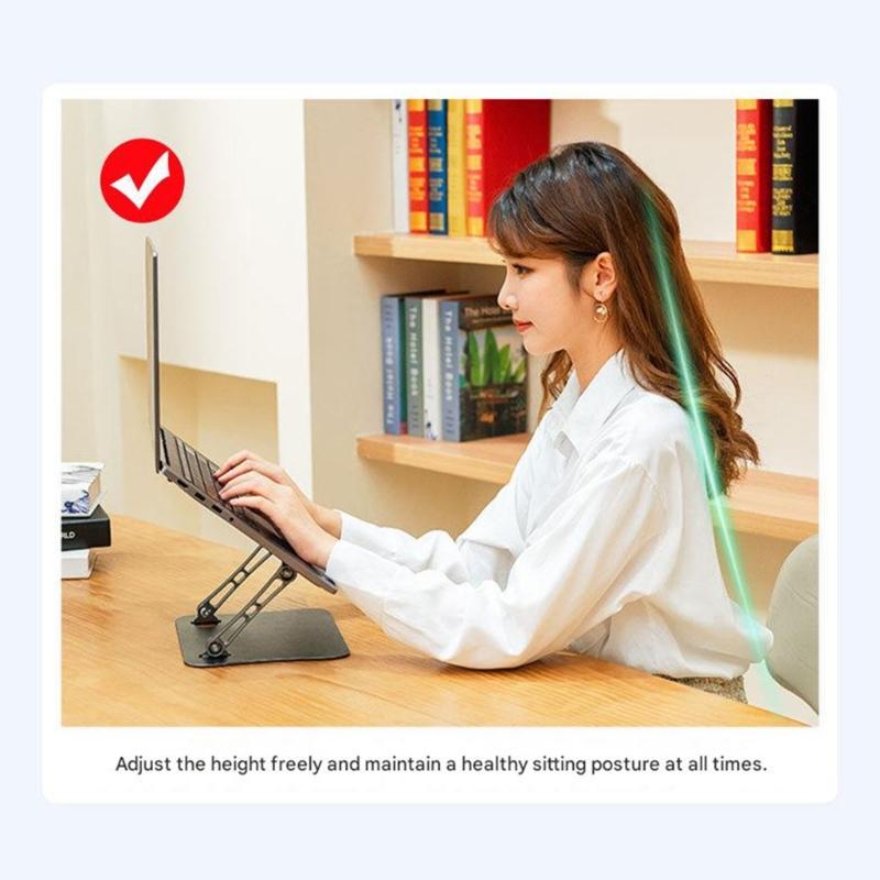 Aluminium Tablet Holder Stand Portable Foldable Desktop Bracket Support Stand For Tablet Laptop Desktop Holder