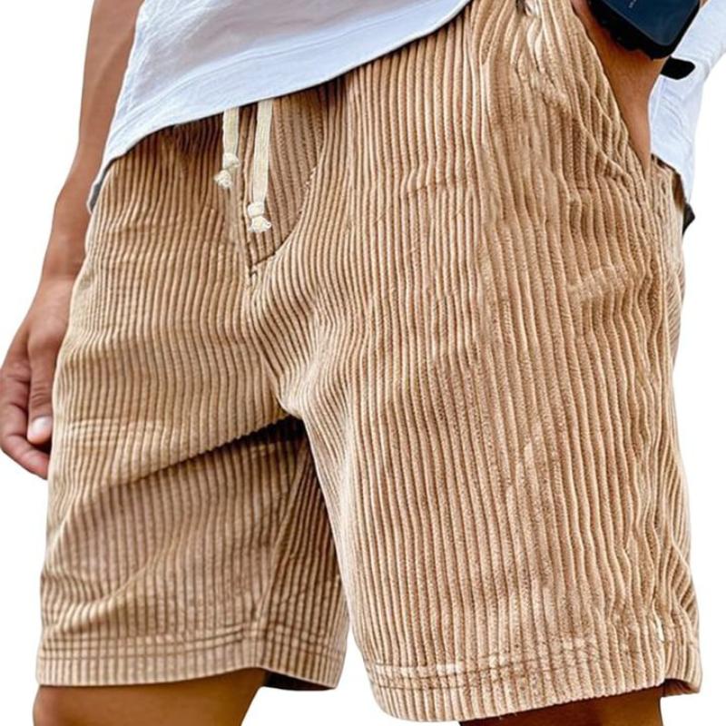 Herren Retro Modische Schnür-Freizeitshorts Mit Sorgfältig Entworfenen Taschen, Leichter Stretchstoff