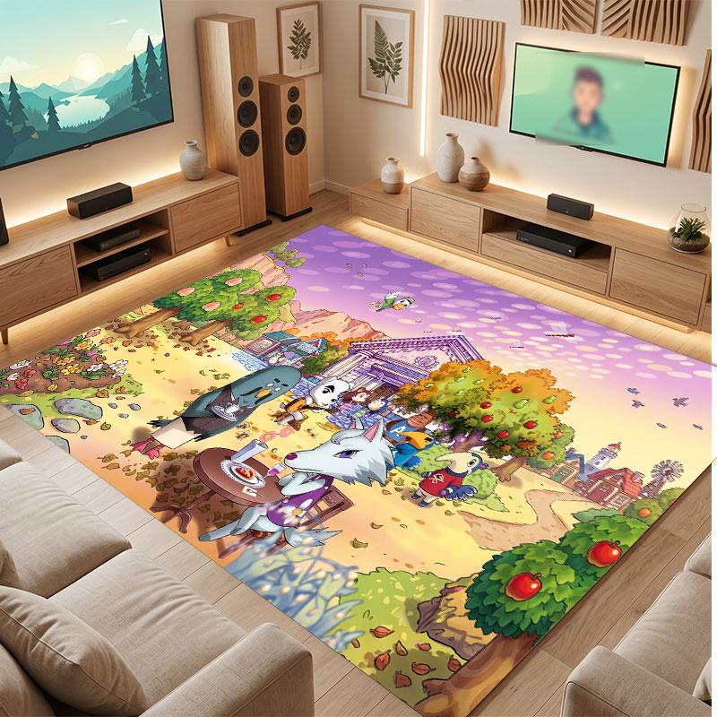 Animal Crossing Rug Soft Thick Non Slip Floor Carpet for Bedroom Living Room Home Decor