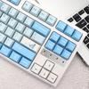 136 Klawiszy Profil Klawiszy PBT 5 Stron DYE SUB Niebieski Śnieżny Klawisz Dla K61/64/68/84/980 Klawiatura Mechaniczna dla Klawisza C