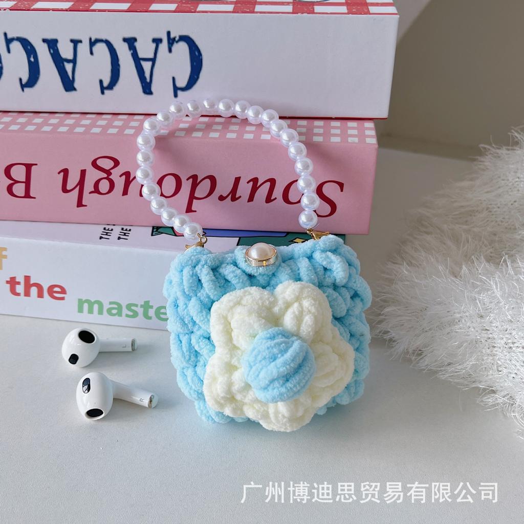 New DIY earphone cover AirPods new 1st generation five models universal new handknitted wool earphone cover