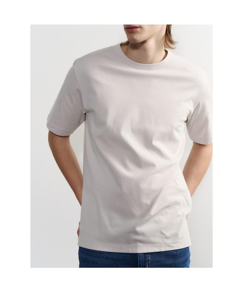 GLXY (GALAXY LIFESTYLE) Glxy [Galaxy Lifestyle][Sanmu Clothing] 365D T-Shirt Beige