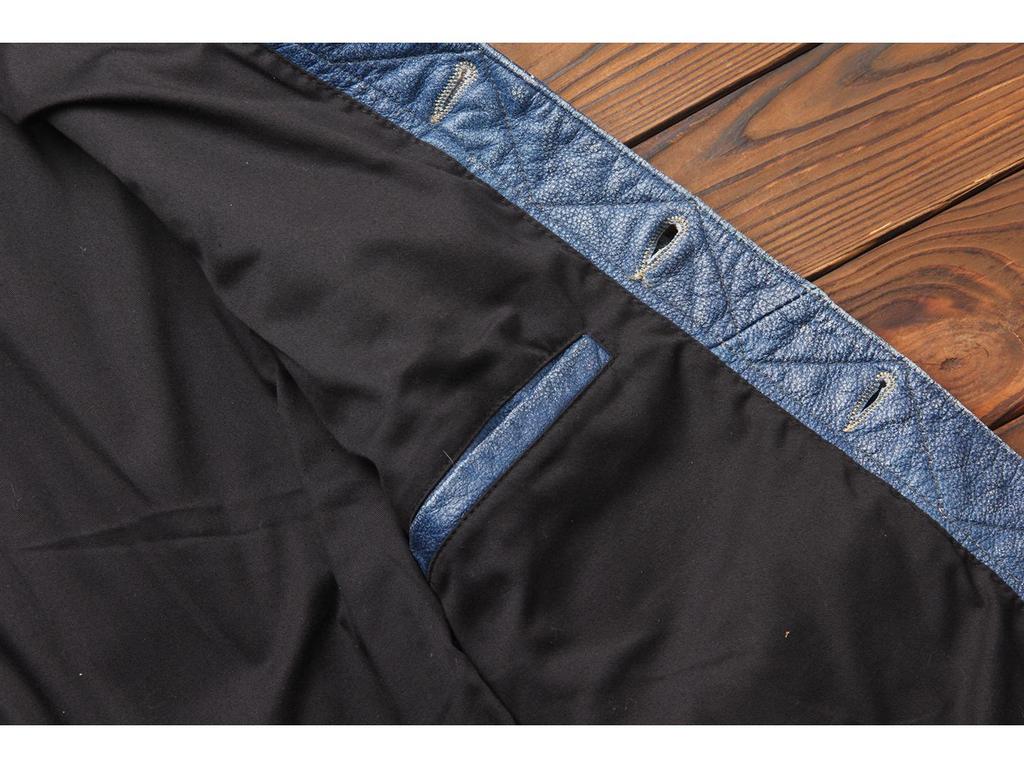 Men's Retro Stone Ground Leather Jacket - Storm Rider Cowhide Lapel Outerwear