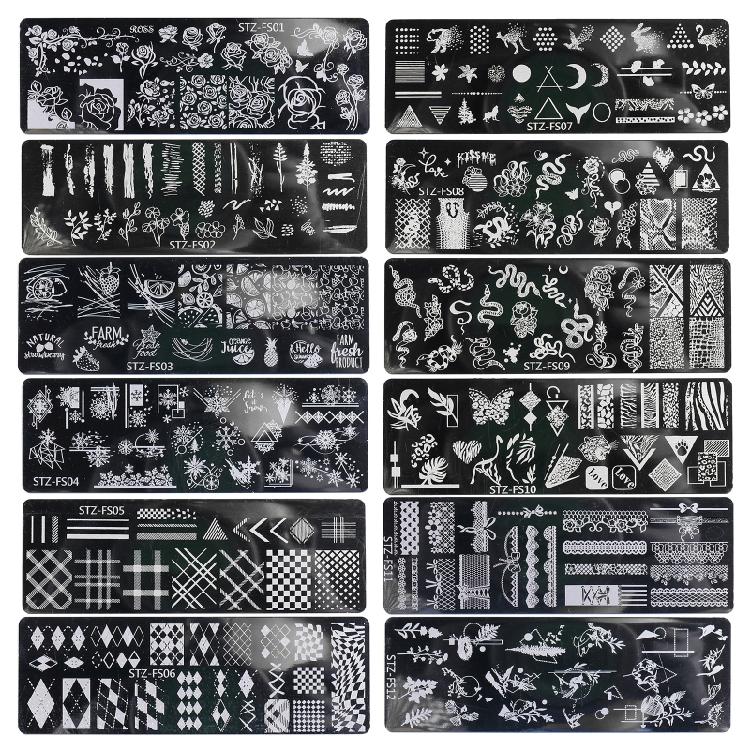 Nail Art Stamping Plates Animal Design Nail for Image Stamp Plates Manicure Temp