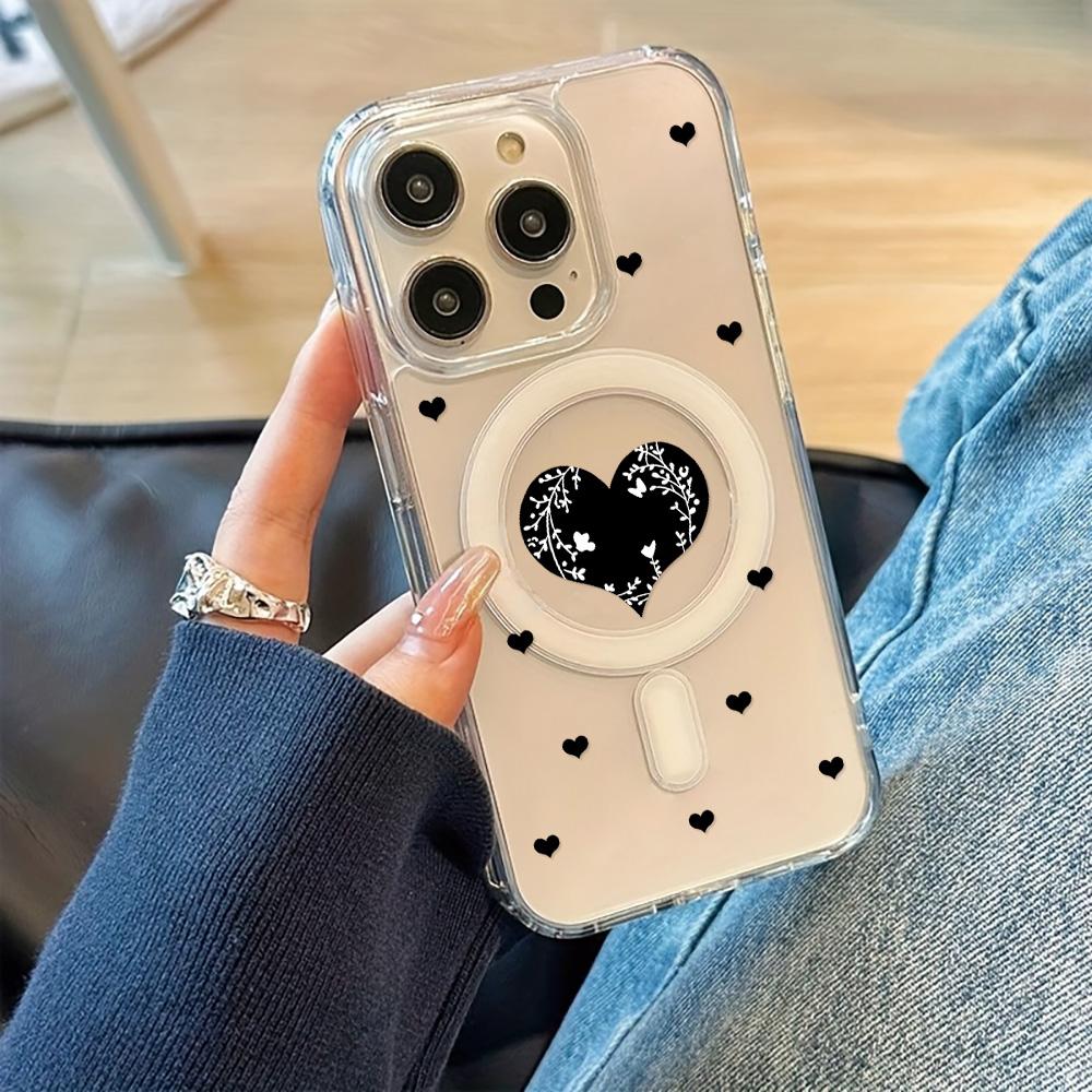 Magnetisk telefondeksel for iPhone 11 12 13 iPhone 13 14 15 Pro 15 16 Pro Max Samsung A15 A16 A25 A26 A55 A56 S25 S24 S22 S23 Ultra S25 Edge