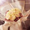 20 Sheets Gilt Edge Wrapping Paper Flowers Gift Wrapping Material Korean Style Birthday Wedding Florist DIY Wrapping Paper