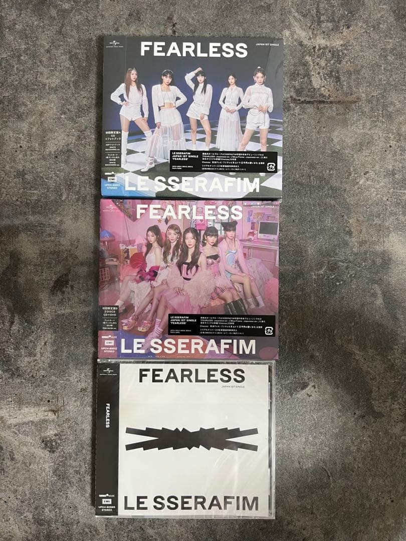 

[USED] LE SSERAFIM fearless First Limited Edition A.B. Regular Edition