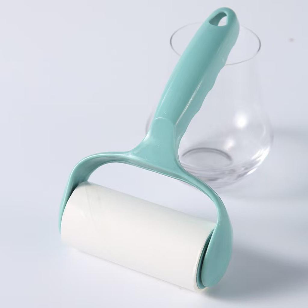 Disposable Lint Roller with Adhesive Sheets - Sticky Roller Brush for Removing Pet Hair, from Clothes, Efficient Cleaning Tool (Yellow) BLC46-0001