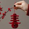 Chinese New Year Hanging Ornament Tet Decoration  Lunar New Year Decorations Spring Festival Wall Window Hanging Accessories