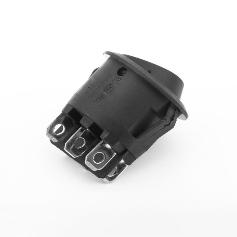 5PCS KCD1-206 23mm Round Rocker Switches 3 Position 6 PIN ON-OFF-ON Rocker Switch 10A 125VAC