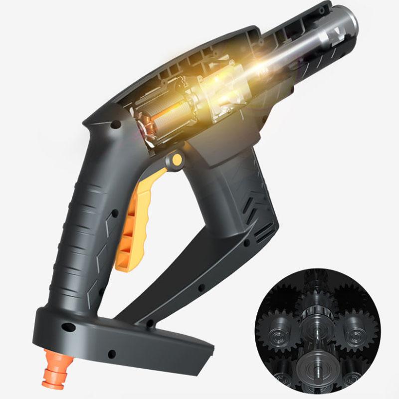 158VF Schwarz Allgemeiner Garten-Wasserpistolen-Sprinkler Drahtlose Hochdruck-Wasserpistole Tragbares Autowasch-Reinigungswerkzeug