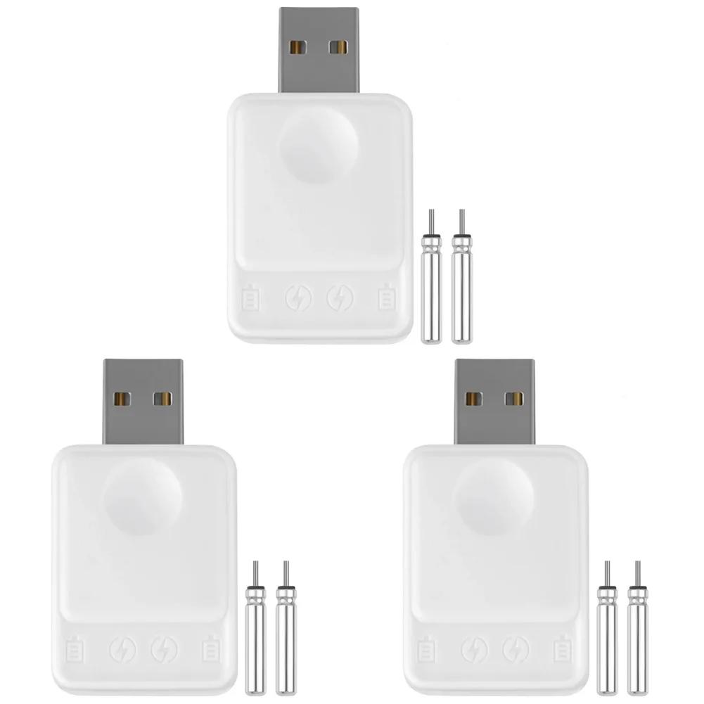 1-5 Stück Angelfloat Wiederaufladbare CR425 Batterie mit 2 Löchern Schwimmer Zubehör Leuchtend USB-Ladung Nacht Helles Blinklicht