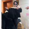 Completo Giacca Nera Stile Hepburn a Vita Stretta & Pantaloncini - Inverno 2026 Estetica Francese