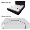 BDSM Bed Bondage Gear Leather Handcuffs Bed Straps Couple Flirting Restraints Rope Adult Games Fetish SM Erotic Supplies Sex