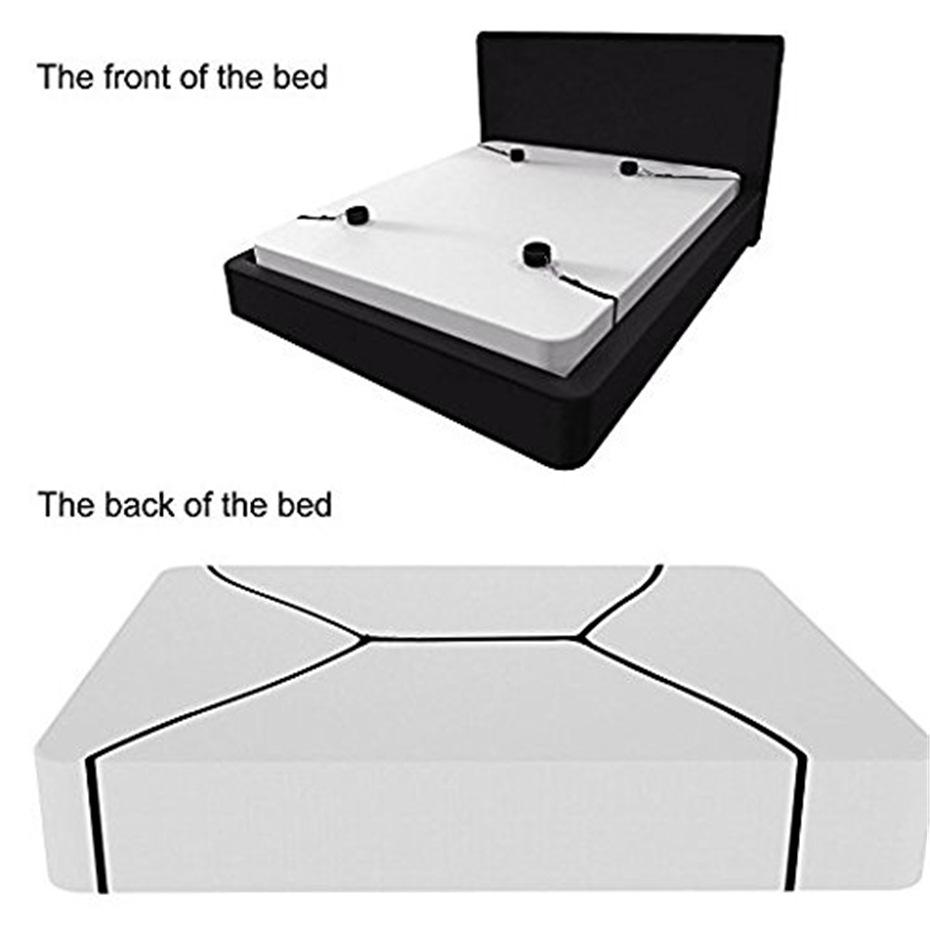 BDSM Bed Bondage Gear Leather Handcuffs Bed Straps Couple Flirting Restraints Rope Adult Games Fetish SM Erotic Supplies Sex